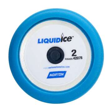 Norton 42078 9 in. Blue Cutting Foam Pad - Step 2, Package Of 1