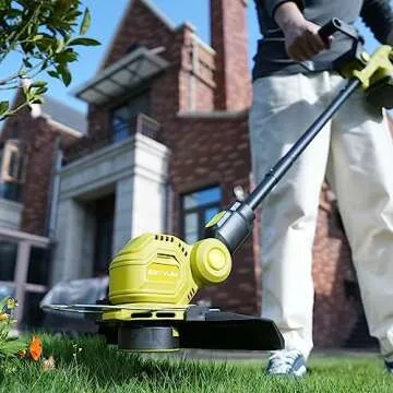 SEYVUM 20V String Trimmer and Leaf Blower Kit for Efficient Lawn Care