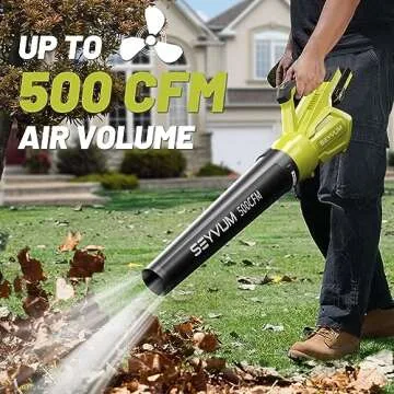 SEYVUM 20V String Trimmer and Leaf Blower Kit for Efficient Lawn Care