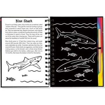 Scratch & Sketch Sharks (Trace Along)