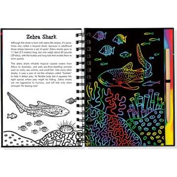 Scratch & Sketch Sharks (Trace Along)