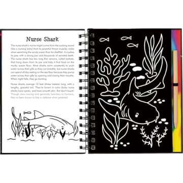 Scratch & Sketch Sharks (Trace Along)