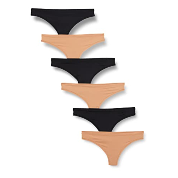 Amazon Essentials Women's Thong Underwear – Ultimate Comfort Pack of 6