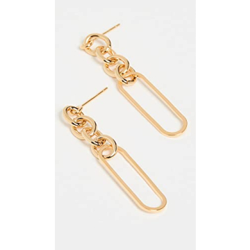 Cloverpost Shuffle Earrings in Yellow Gold - Stylish and Elegant