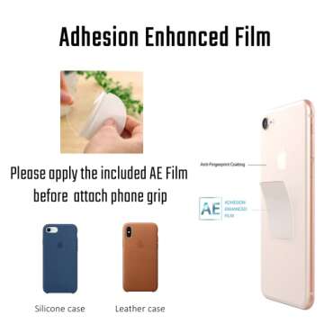 COMMONKUNST Tropical Rare Leaf Plant Multi Functional Collapsible Expandable Mobile Phone Grip & Kicktand (Aurea Monstera)