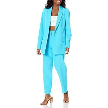 Blake Long Blazer - Stylish Ocean Blue Blazer for Women