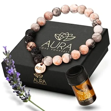 Lava Rock Essential Oil Diffuser Bracelet for Women