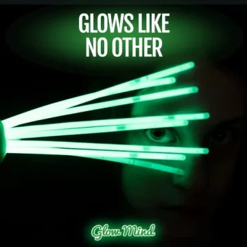 100 Ultra Bright Glow Sticks - Party Must-Have Pack