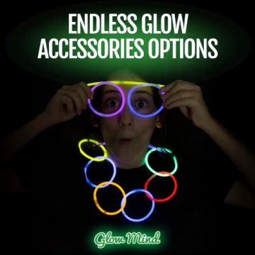 100 Ultra Bright Glow Sticks - Party Must-Have Pack