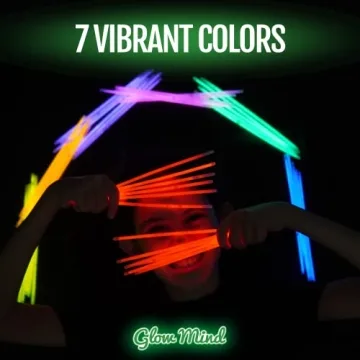 100 Ultra Bright Glow Sticks - Party Must-Have Pack