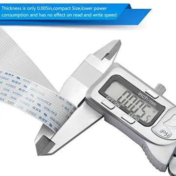 LANMU Micro SD to SD Card Extension Cable Adapter Flexible Extender Compatible with Ender 3 Pro/Ender 3/Ender 3 V2/Ender 5/Monoprice Mini 3D Printer/Anet A8 3D Printer/Raspberry Pi/GPS(18.9in/48cm)