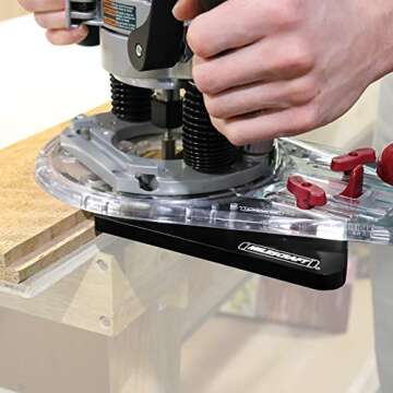 Milescraft 1224 Edge & Mortise Guide for Precision Woodworking