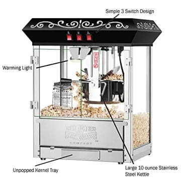 Great Northern 10 oz Popcorn Machine for Parties and Events