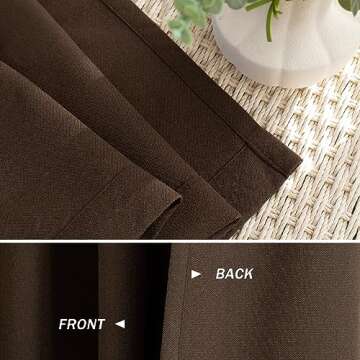 MAIHER Total Blackout Pinch Pleat Curtain, Room Darkening Thermal Insulated Faux Linen Solid Color Drape with Tieback for Bedroom