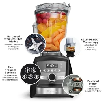 Vitamix A3500 Smart Blender for Smoothies and Soups