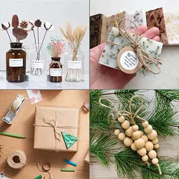 Eco-Friendly Tenn Well Jute Twine 328 Feet for Crafts