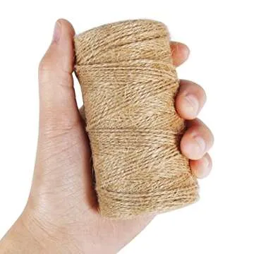 Eco-Friendly Tenn Well Jute Twine 328 Feet for Crafts