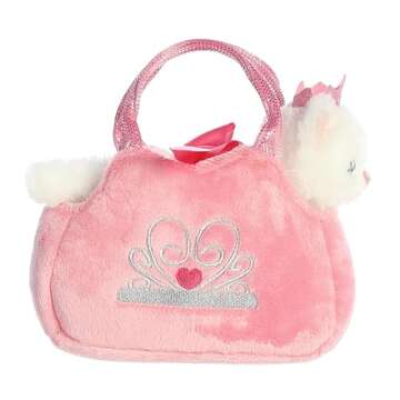 Aurora® Fashionable Fancy Pals™ Princess Kitten™ Stuffed Animal - On-The-go Companions - Stylish Accessories - Multicolor 8 Inches
