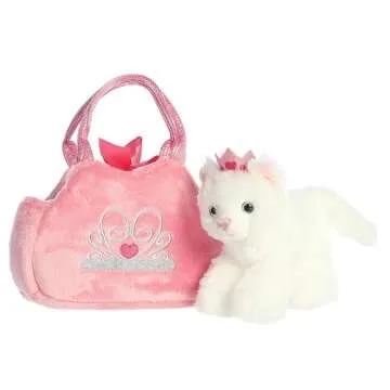 Aurora Princess Kitten Plush for Imaginative Play - 8 Inches
