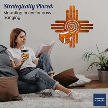 Zia Sun Metal Wall Art - Stylish Outdoor Decor Piece