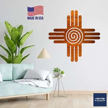 Zia Sun Metal Wall Art - Stylish Outdoor Decor Piece