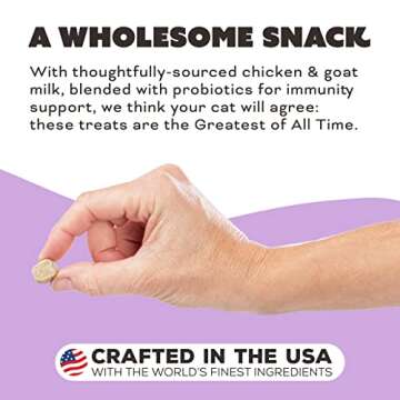 Primal Freeze Dried Chicken Cat Treats, Made with Goat Milk - The Ultimate Tasty Treats for Cats