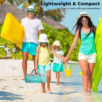 Venustas Beach Tent - Spacious UV Protection Canopy