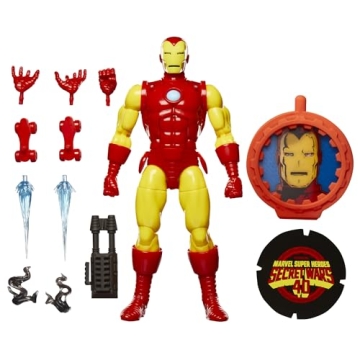 Marvel Legends Series Iron Man Action Figure with Roller Skates - 40th Anniversary Collector's Item