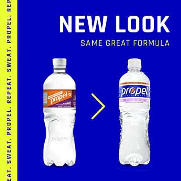 Propel Immune Support with Vitamin C + Zinc, Orange Raspberry, 16.9oz Bottles, Pack of 6