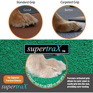 Pet Gear supertraX Ramps for Dogs and Cats, Maximum Traction Surface, Portable/Easy-Fold (No Tools Required), Built in Handle for Travel, 5 Models, 42-71 Inches Long, Supports 150-200lbs