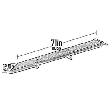 Pet Gear supertraX Ramps for Dogs and Cats, Maximum Traction Surface, Portable/Easy-Fold (No Tools Required), Built in Handle for Travel, 5 Models, 42-71 Inches Long, Supports 150-200lbs