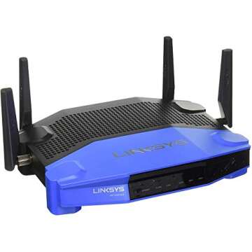 Linksys Open Source Dual-Band Gigabit WiFi Wireless Router, Speeds up to (AC1900) 1.9Gbps - WRT1900ACS