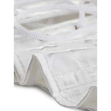 Allegra K Vintage Lace Up Steel Boned Corset for Women