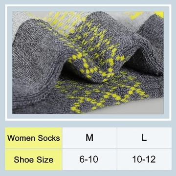 Cushioned Ankle Running Socks - 6 Pairs for Women