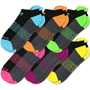 Cushioned Ankle Running Socks - 6 Pairs for Women