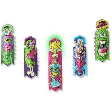 HEX BOTS Nano 5 Pack, 4 Nano Bots with Bonus Flash Nano, Sensory Toys for Kids & Cats with Vibration Technology, Insect Toys & Mini Robot Toy for Kids Ages 3 & Up