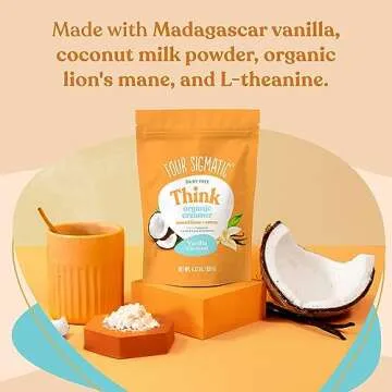 Four Sigmatic Vanilla Coconut Coffee Creamer - Enjoy Healthier Coffee