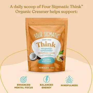 Four Sigmatic Vanilla Coconut Coffee Creamer - Enjoy Healthier Coffee