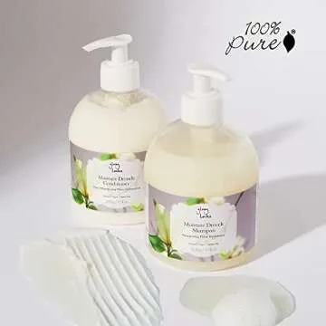 100% PURE Moisture Drench Conditioner Glossy Locks Moisturizer & Shine Replenishment Dry Hair Treatment Hydrating Organic Vegan Moisture Essentials for Women & Men - 16 Fl Oz