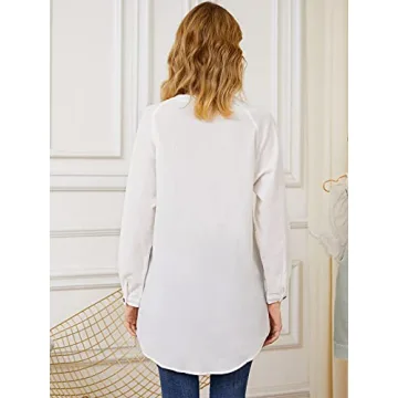 Stylish Auxo Women's Henley Button Down Shirt Dress