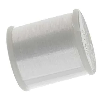 3 Color Bundle: Japanese Nylon Beading K.O. Thread for Delica/Seed Beads, White, Black & Light Grey 50 Meters per Color