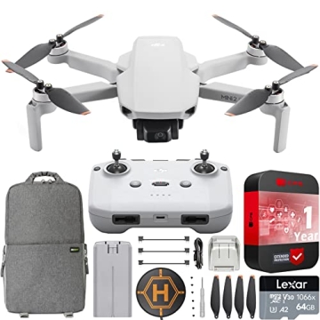 DJI Mini 2 SE Camera Drone with RC-N1 Remote, QHD Video, 10km Transmission, Under 249g, RTH & Pro Sh...