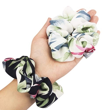 Jaciya 18 Pack Cute Chiffon Hair Scrunchies for Women
