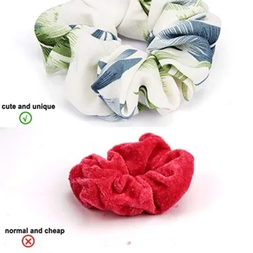 Jaciya 18 Pack Cute Chiffon Hair Scrunchies for Women