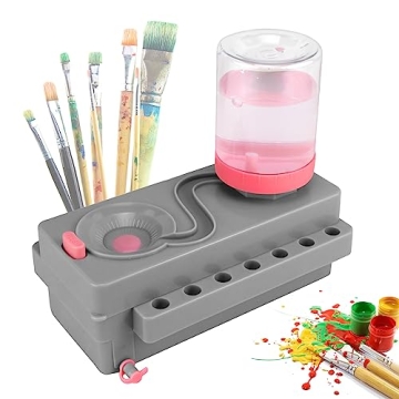 CJWDZ Brush Rinser Set - Effortless Paint Cleaning Tool for Artists