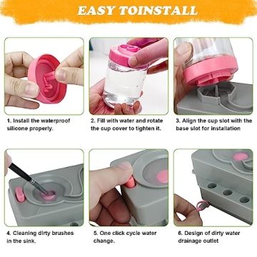 CJWDZ Paint Brush Cleaner Set for Easy Cleaning