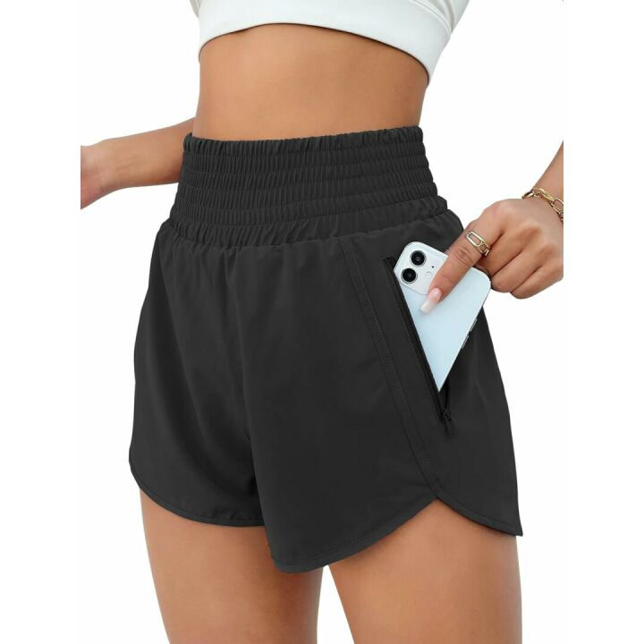 BMJL Women's High Waisted Running Shorts