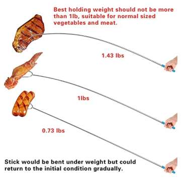 Briout 45" Marshmallow Roasting Sticks for Family Fun