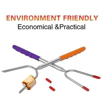 Briout 45" Marshmallow Roasting Sticks for Family Fun