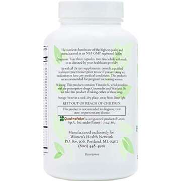 Complete Multivitamin Supplement for Women - 180 Capsules